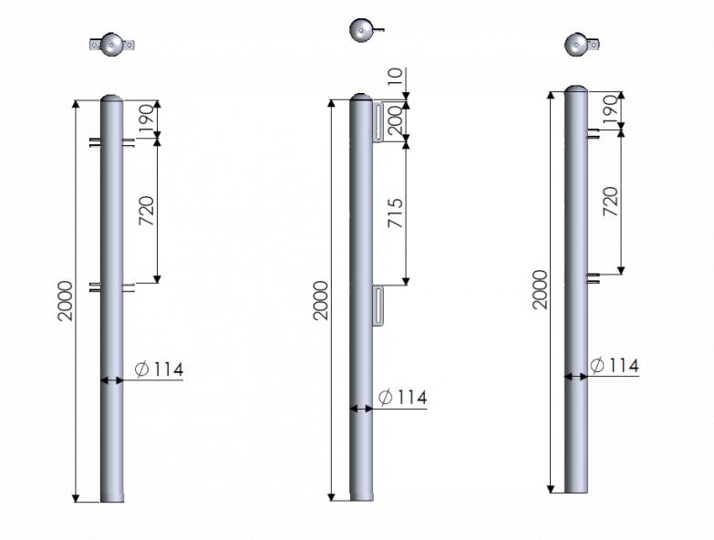 Crush Hanging Posts 2-D