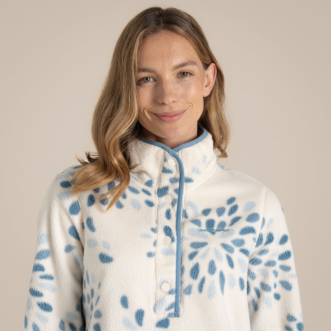 Craghoppers Rosemary Overhead Fleece - Sky Print