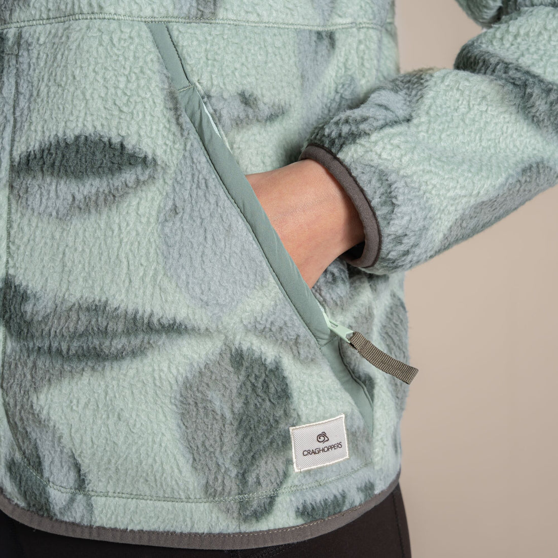 Craghoppers Dante Fleece Jacket - Sage Print