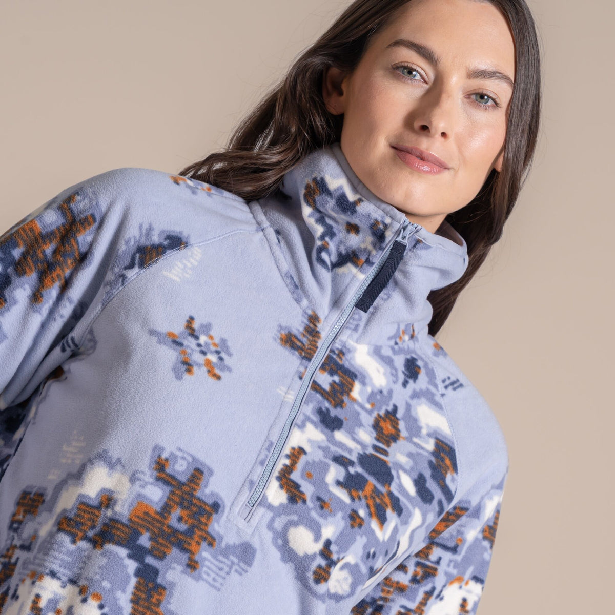 Craghoppers Reedmace Half Zip Fleece - Mist Blue