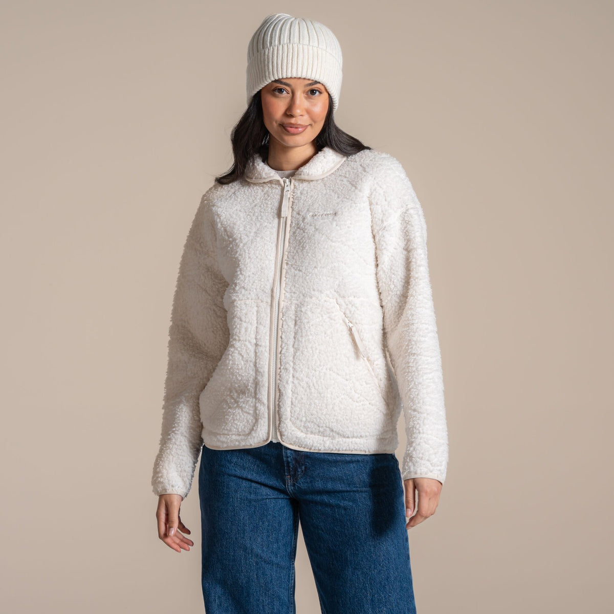 Craghoppers Avens II Fleece Jacket - Ecru