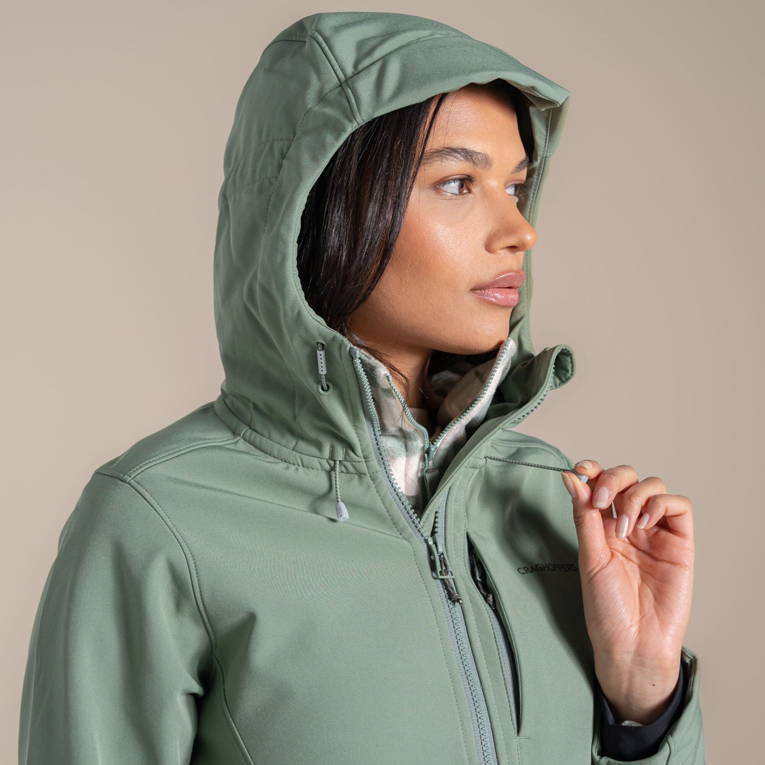 Craghoppers Hopegill Hooded Jacket - Sage Green
