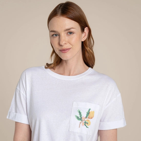 Craghoppers Maya T-Shirt - White Floral