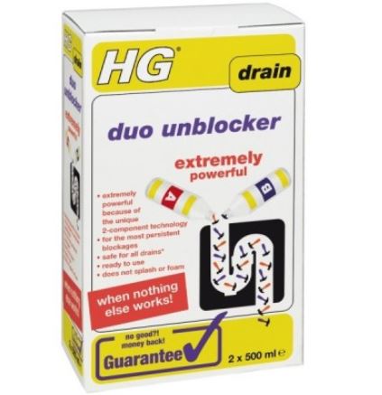 HG Duo Drain Unblocker 500ml