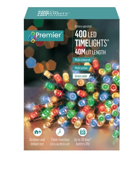 400 Led Timelights - Multi Coloured