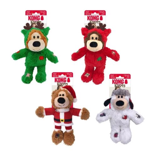 Kong Holiday Wild Knots Bear Assorted - Small / Medium