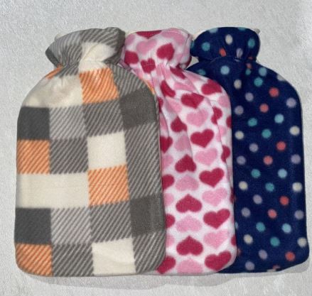 Hot Water Bottle Fleeced - Assorted