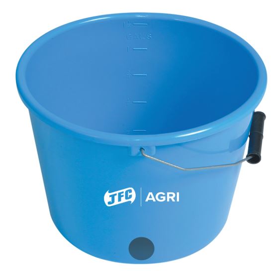 1 ¼ Gallon Bored Blue Bucket