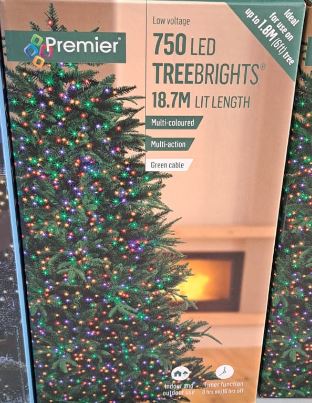 750 Led Multi-action Treebrights Timer Multi-col