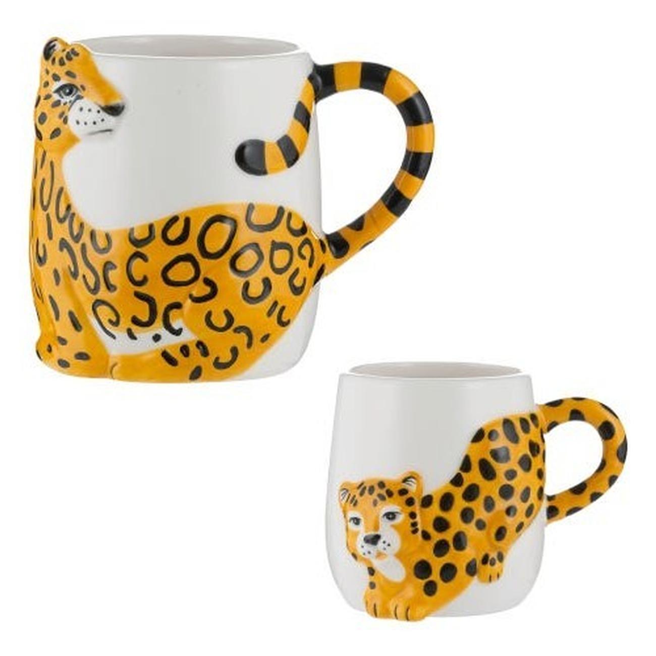 Price & Kensington Cheetah Set Of 2 Mugs