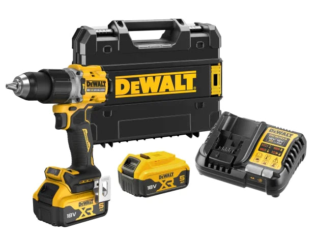 DeWalt DCD805PST XR BL G3 Combi Drill 18V 2X5.0AH - Comes with 2 Batteries