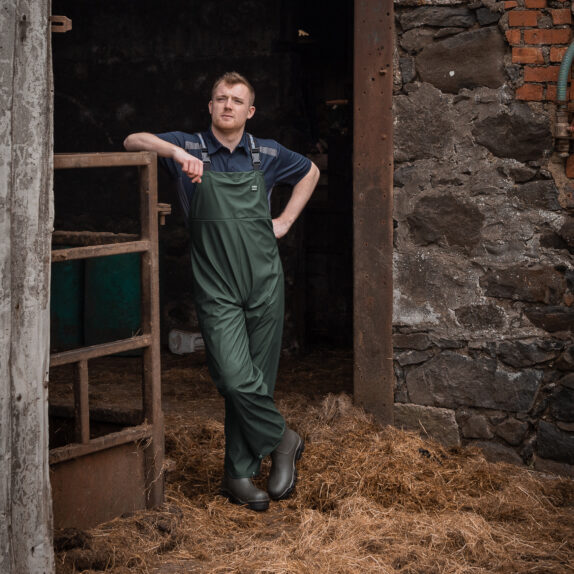 Swampmaster No-Sweat Stormgear Bib & Brace - Green