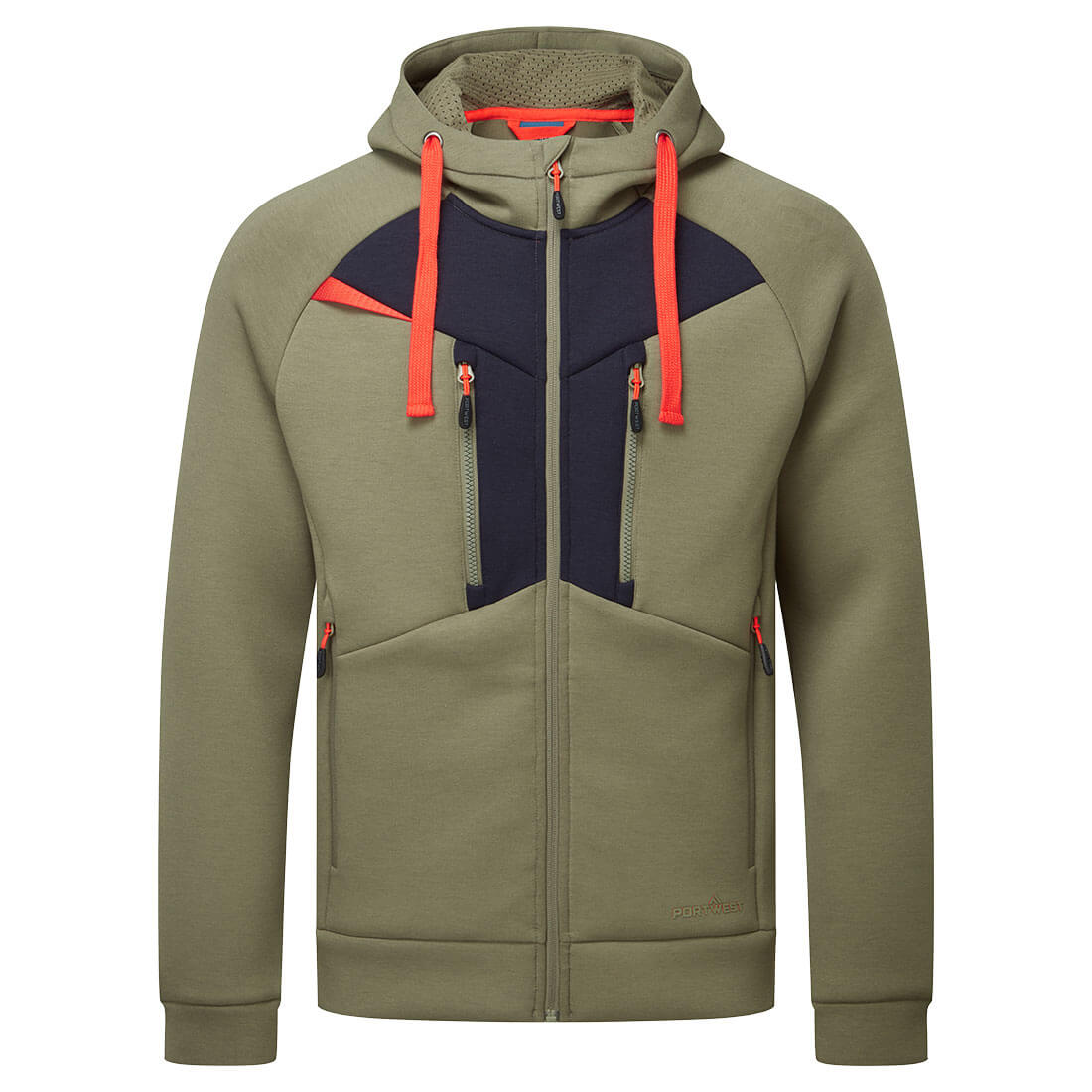 Portwest DX472 - DX4 Zipped Hoodie - Moss Green