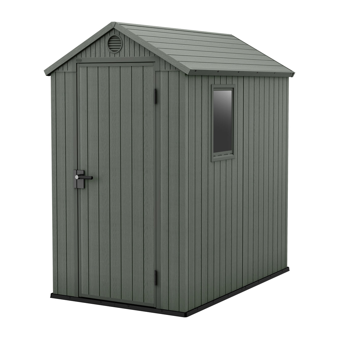 Darwin Wood Effect Garden Shed - 4x6ft