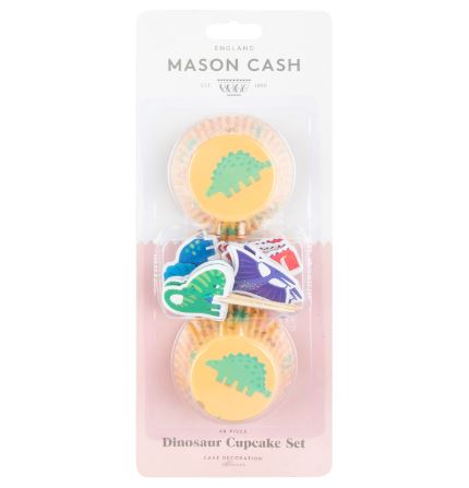 Mason Cash Dinosaur Cupcake Set 48 Piece