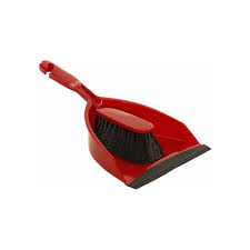 Dustpan & Brush Set Red