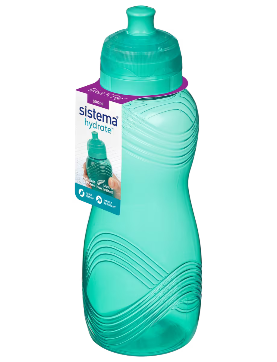 Sistema Twist N Sip 600ml Wave Bottle