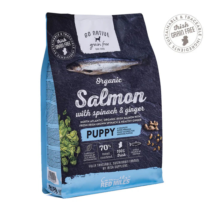Red Mills Go Native Puppy with Organic Salmon, Spinach & Ginger 800g