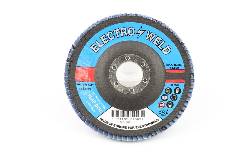 Flap Disc 4.5" Stainless Steel High Quality