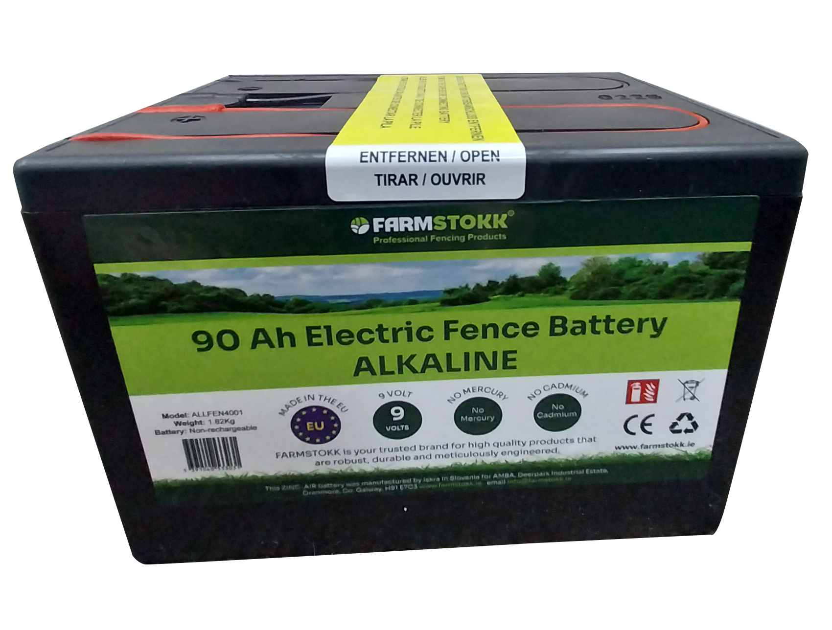 Forcefield Alkaline Fencer Battery