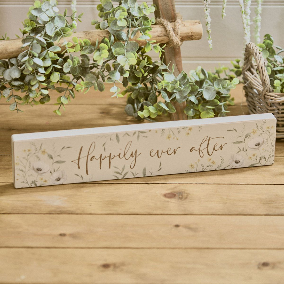 Happily Ever After Engraved Plaque