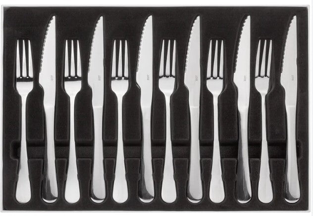Judge Windsor 12 Piece Steak Knife & Fork Set
