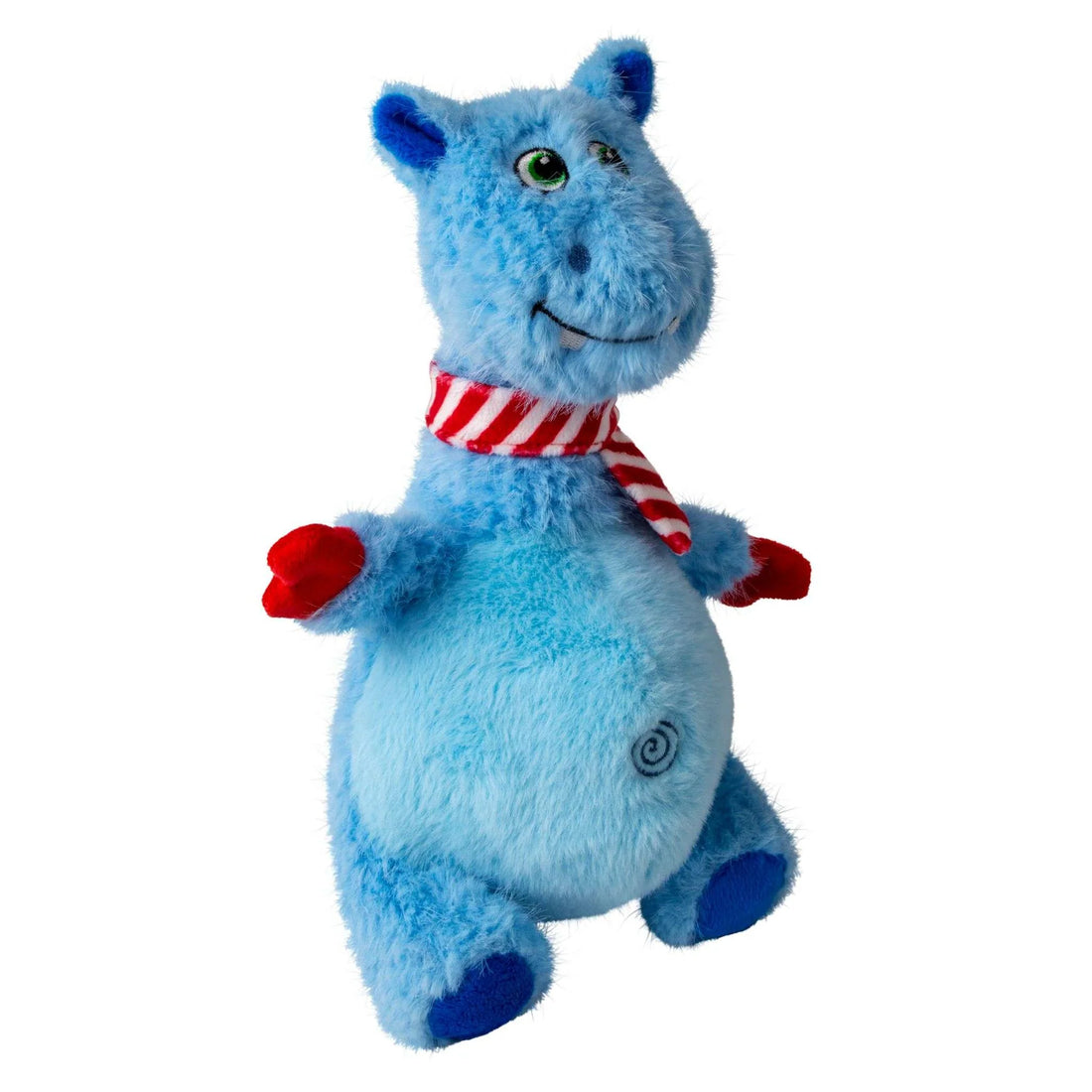Kong Holiday Knot Hippo Blue Dog Toy