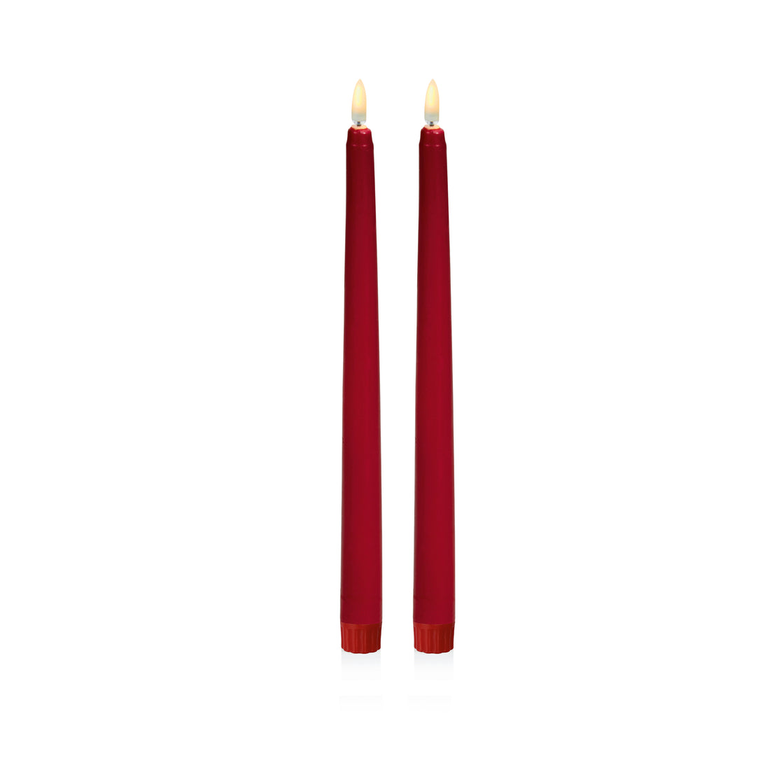 27.5cm Red Taper Candles - 2pc