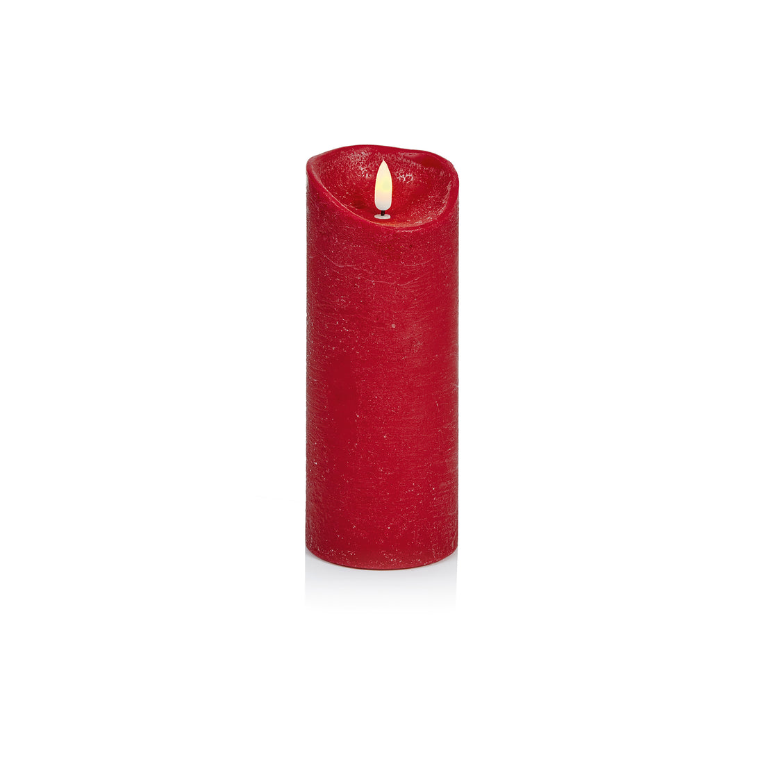 23x9cm Red FlickaBright Candle - Red