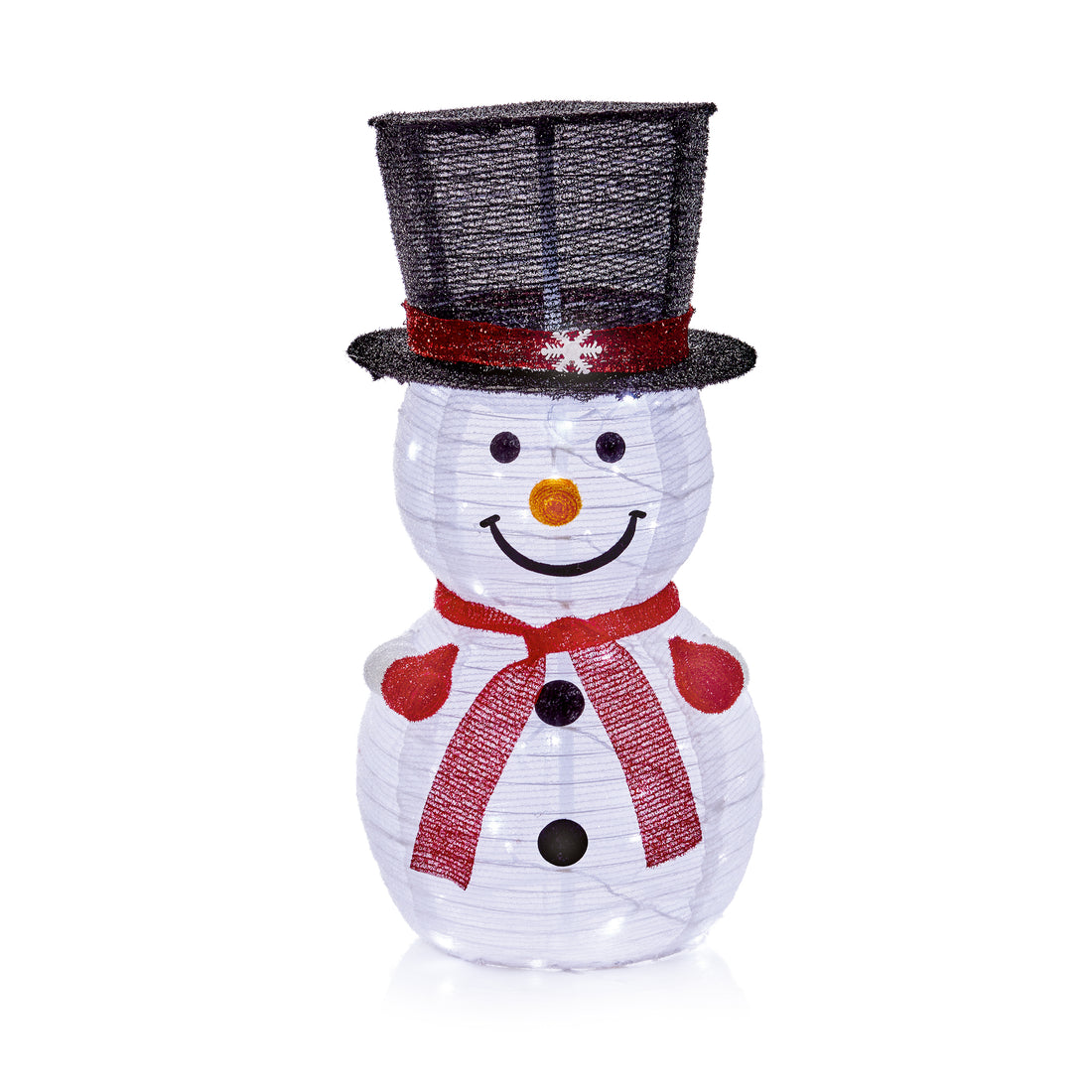 70cm BO Lit Pop Up KD Snowman