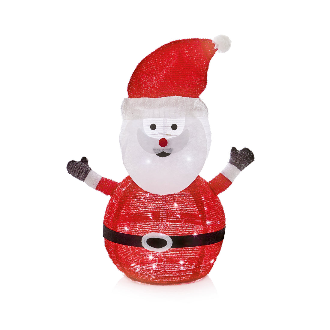 70cm Battery Operated Lit Pop Up KD Santa