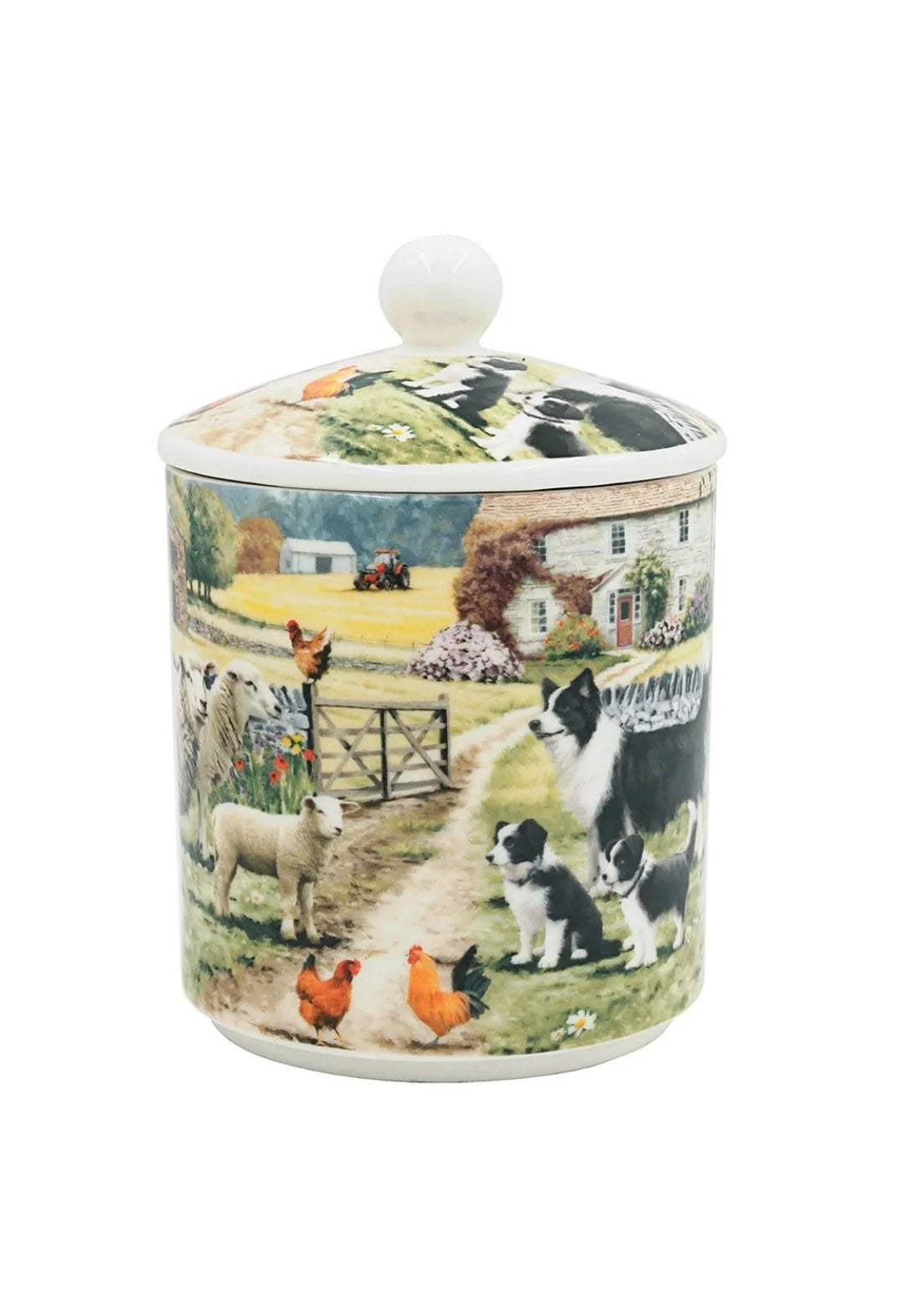 Collie & Sheep Cannister