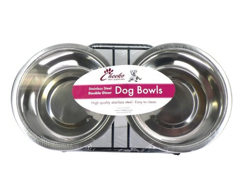 Cheeko Stainless Steel Double Diner