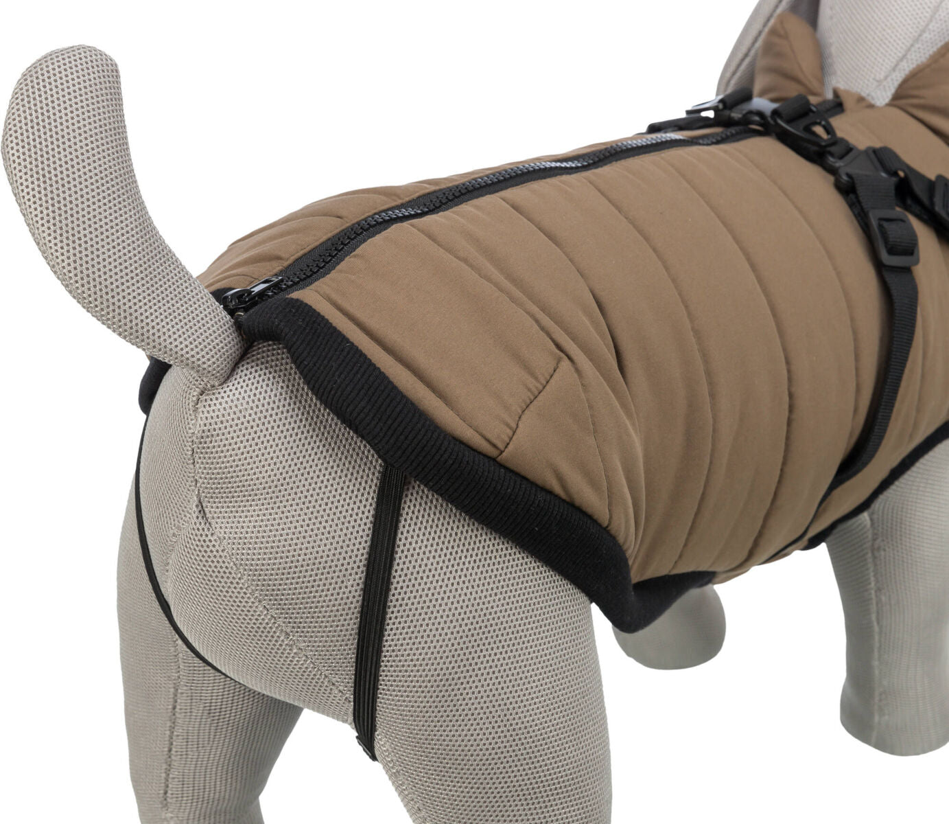 Trixie Pirou Wintercoat with Harness Sand