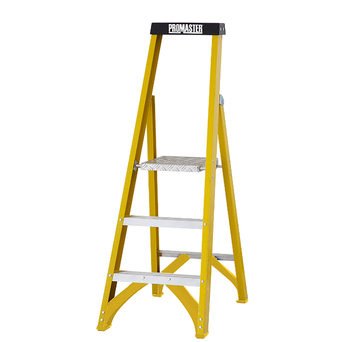 3 Step Promaster Fibreglass Step Ladder En131
