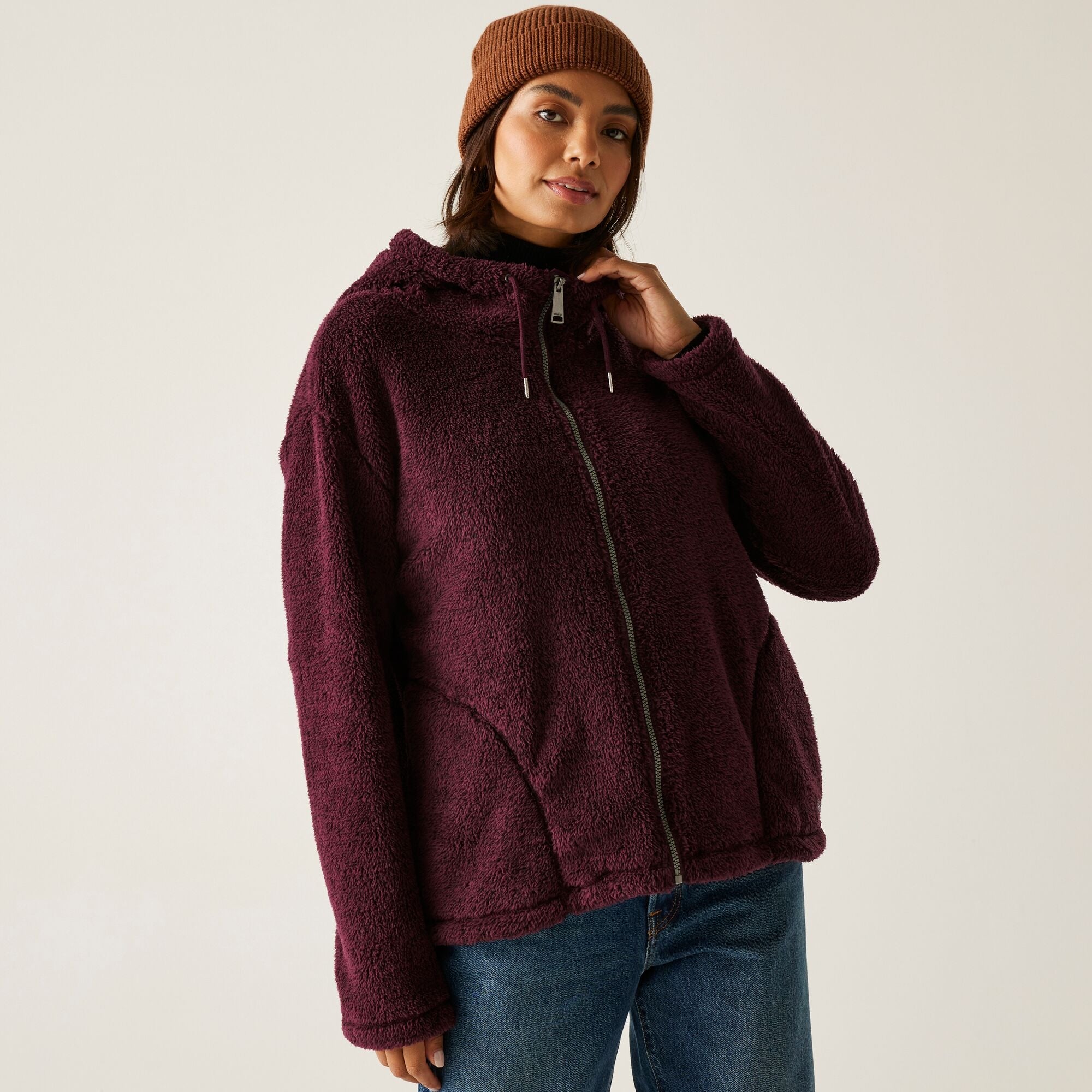 Regatta AW25/26 Women's Orielle Full Zip Fleece | Fig Purple