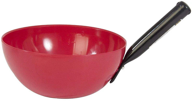 FEED SCOOP PLASTIC ROUND S80 RED