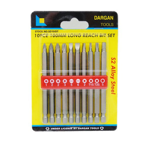 Long Reach Screwdriver Bit set.