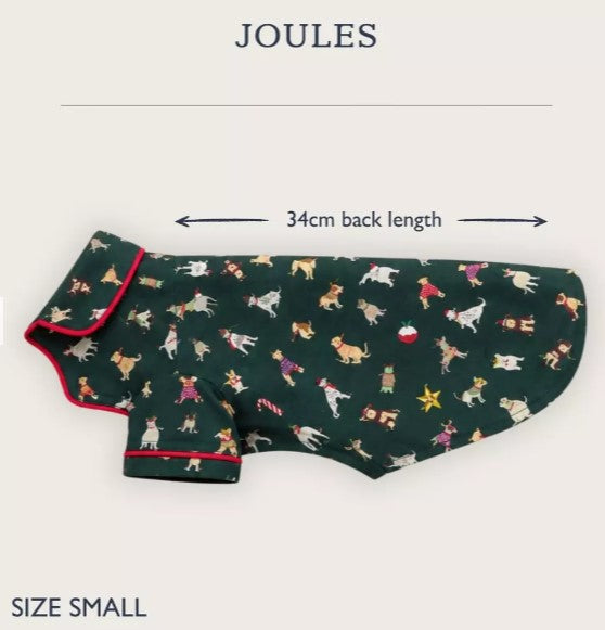 Joules Green Festive Print PJs