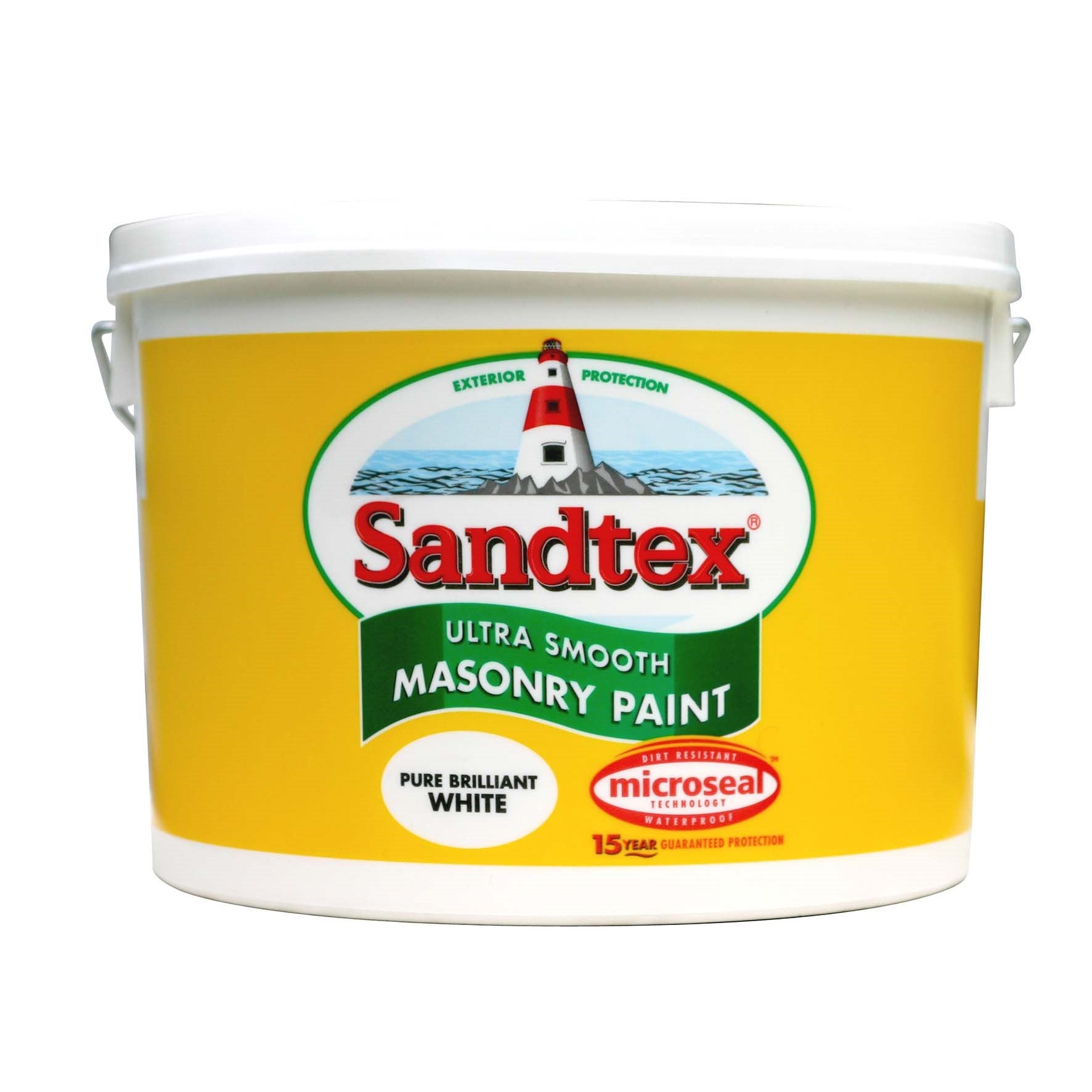 Sandtex Masonry Paint Brilliant White 10L