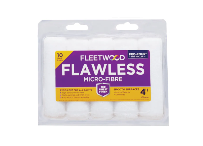 Flawless Microfibre Sleeve 10mm 10 Pack 4″