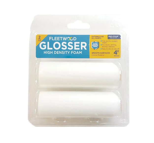 Glosser Foam Sleeve 2 Pack 4″
