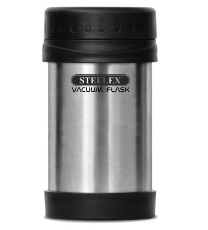 Steelex Vacuum Food Flask 500ml Stainless Steel