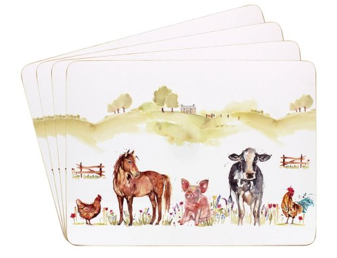 Farmyard Placemats Set