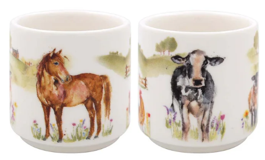 Farmyard Egg Cup Set