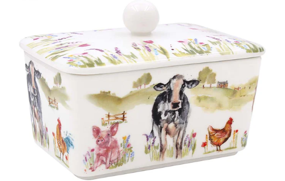 Farmyard Butter Dish