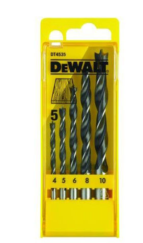 DeWalt Brad Point Drill Bits Set 5PC MM