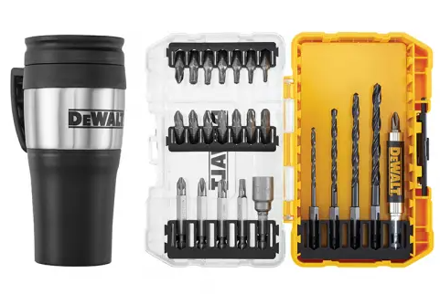 DeWalt 25PC Drill Drive Set + Mug