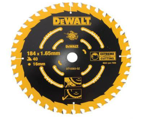 DeWalt Corded Extreme Framing Blade 184x16x40T