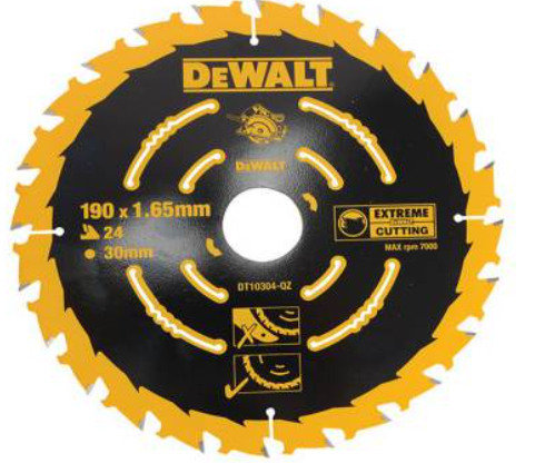 DeWalt Corded Extreme Framing Blade 190X30X24T